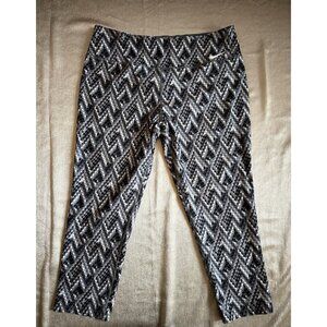 Women's Nike Power Legend Silver Prisms Training Crop Tights XL‎ Running Gym